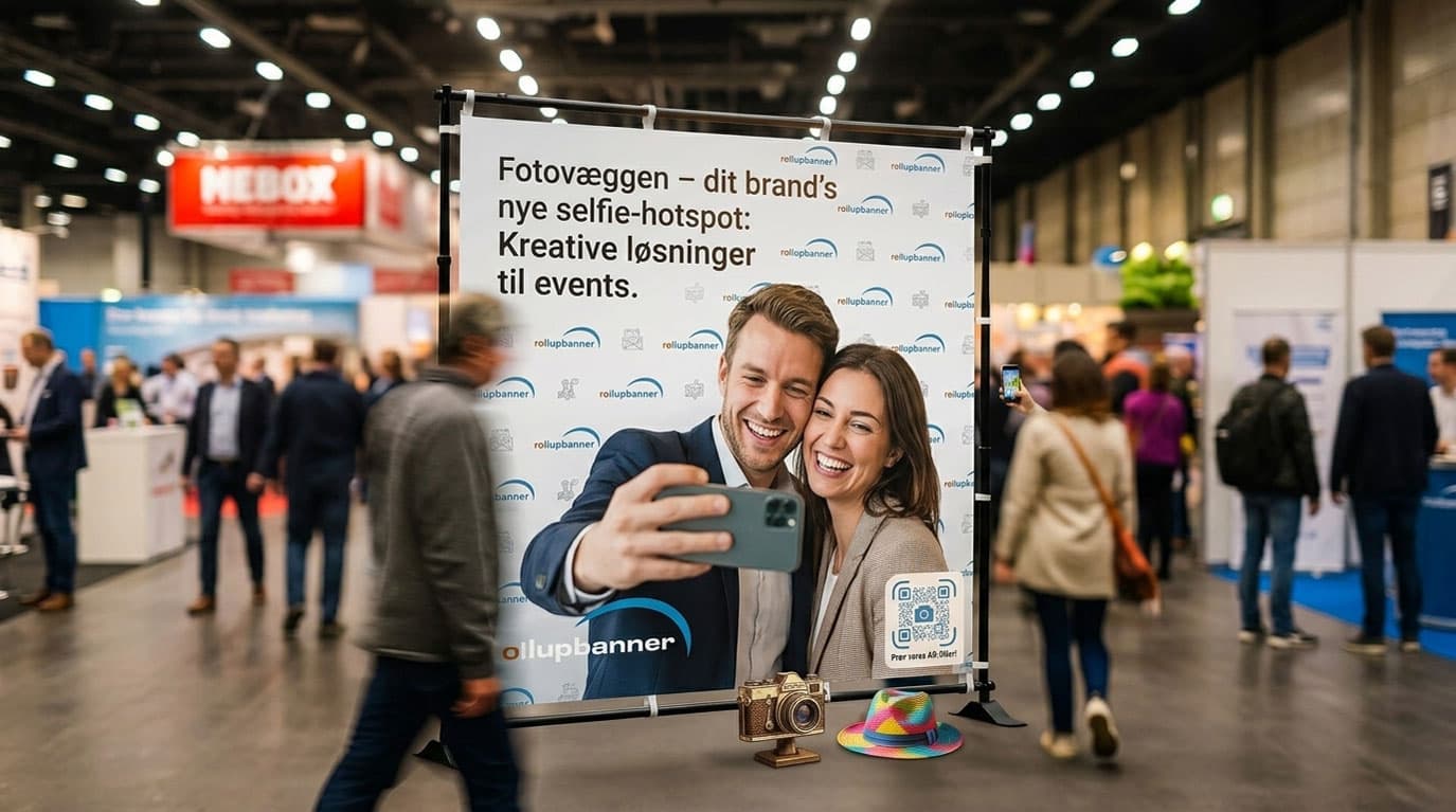 Fotovæggen – dit brand’s nye selfie-hotspot: Kreative løsninger til events